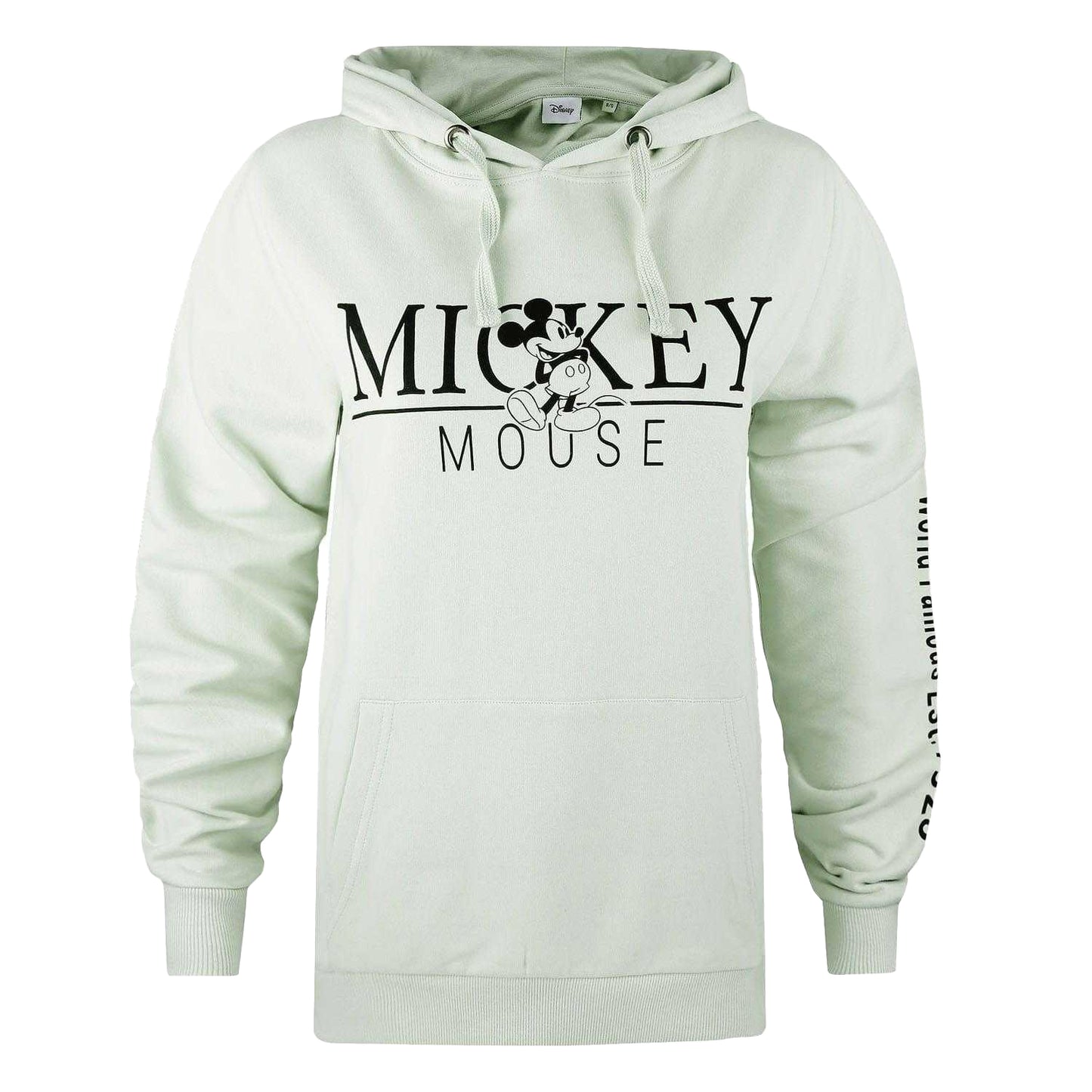 Green - Front - Disney Womens-Ladies Mickey Mouse Hoodie