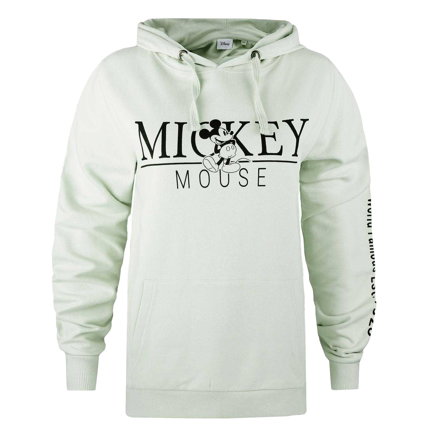 Green - Front - Disney Womens-Ladies Mickey Mouse Hoodie