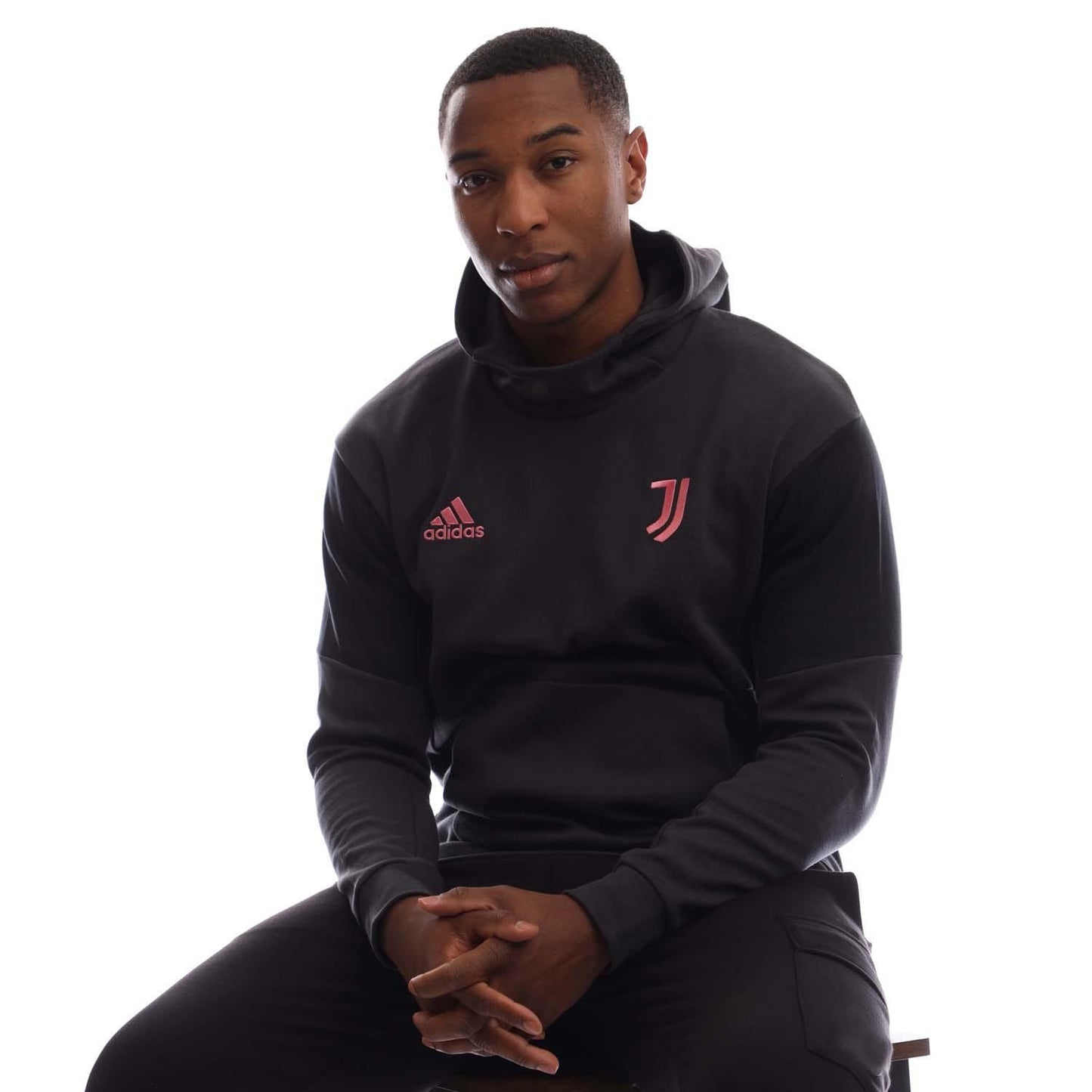 Grey - Lifestyle - Adidas Mens Juventus FC Travel Hoodie