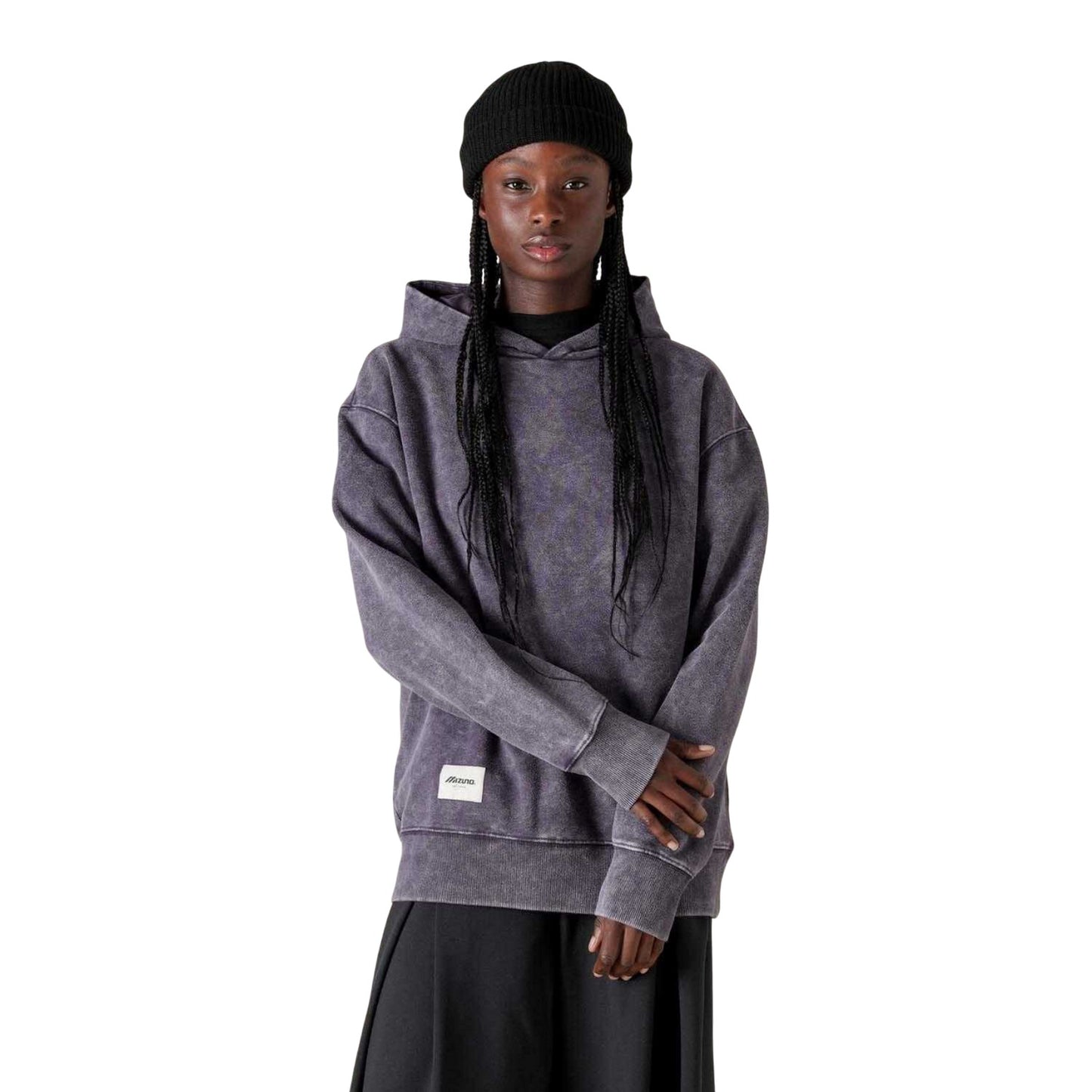 Purple - Side - Mizuno Unisex Adult Sportstyle Hoodie