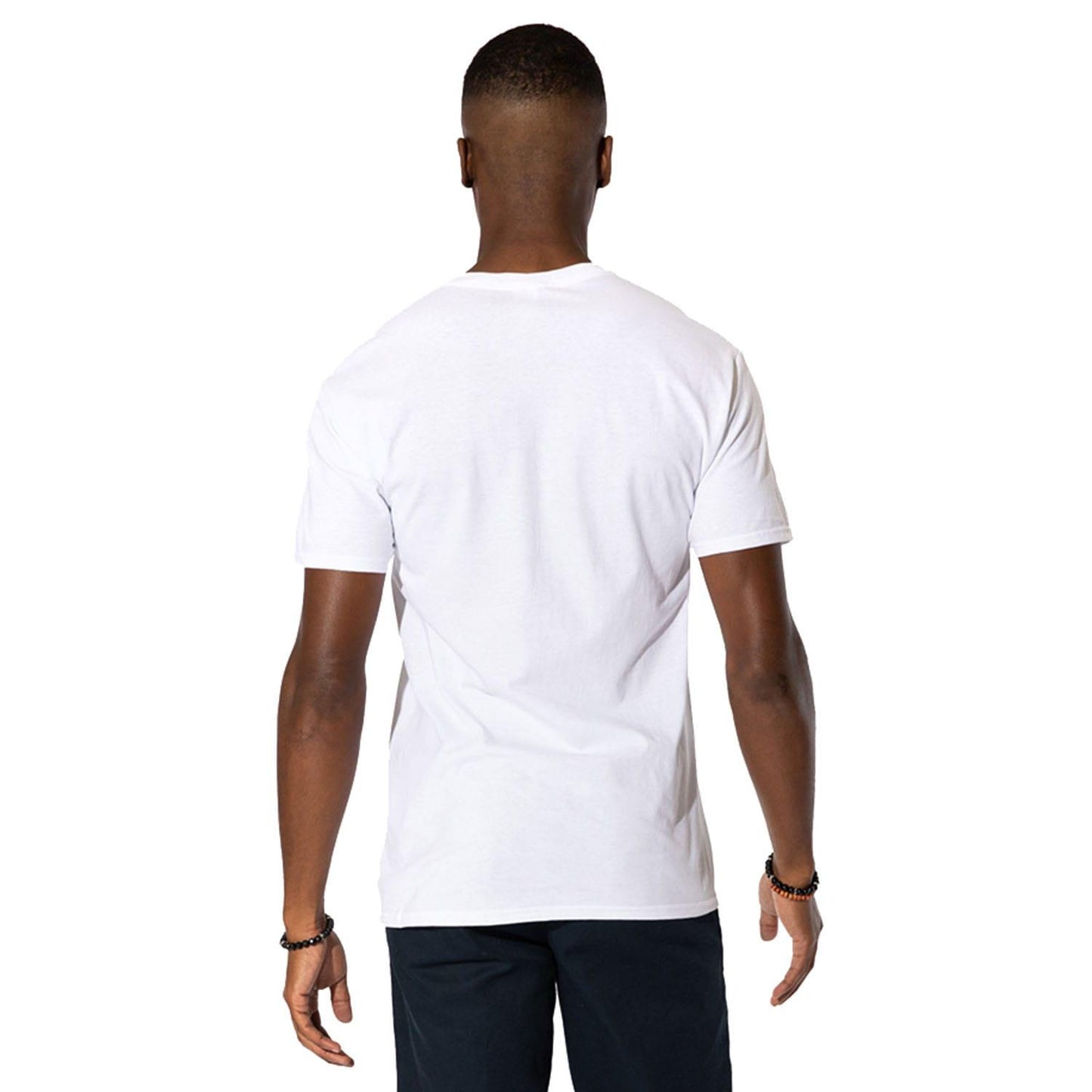 White - Back - Sesame Street Mens Raised On The Streets T-Shirt