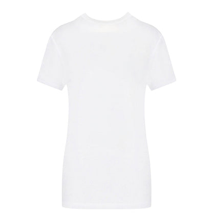 White - Back - Armani Exchange Womens-Ladies Face T-Shirt