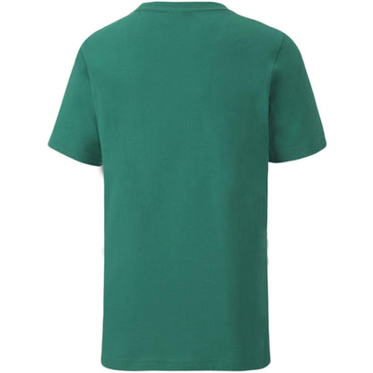Pepper Green - Side - Puma Childrens-Kids TeamGoal 23 Casuals T-Shirt