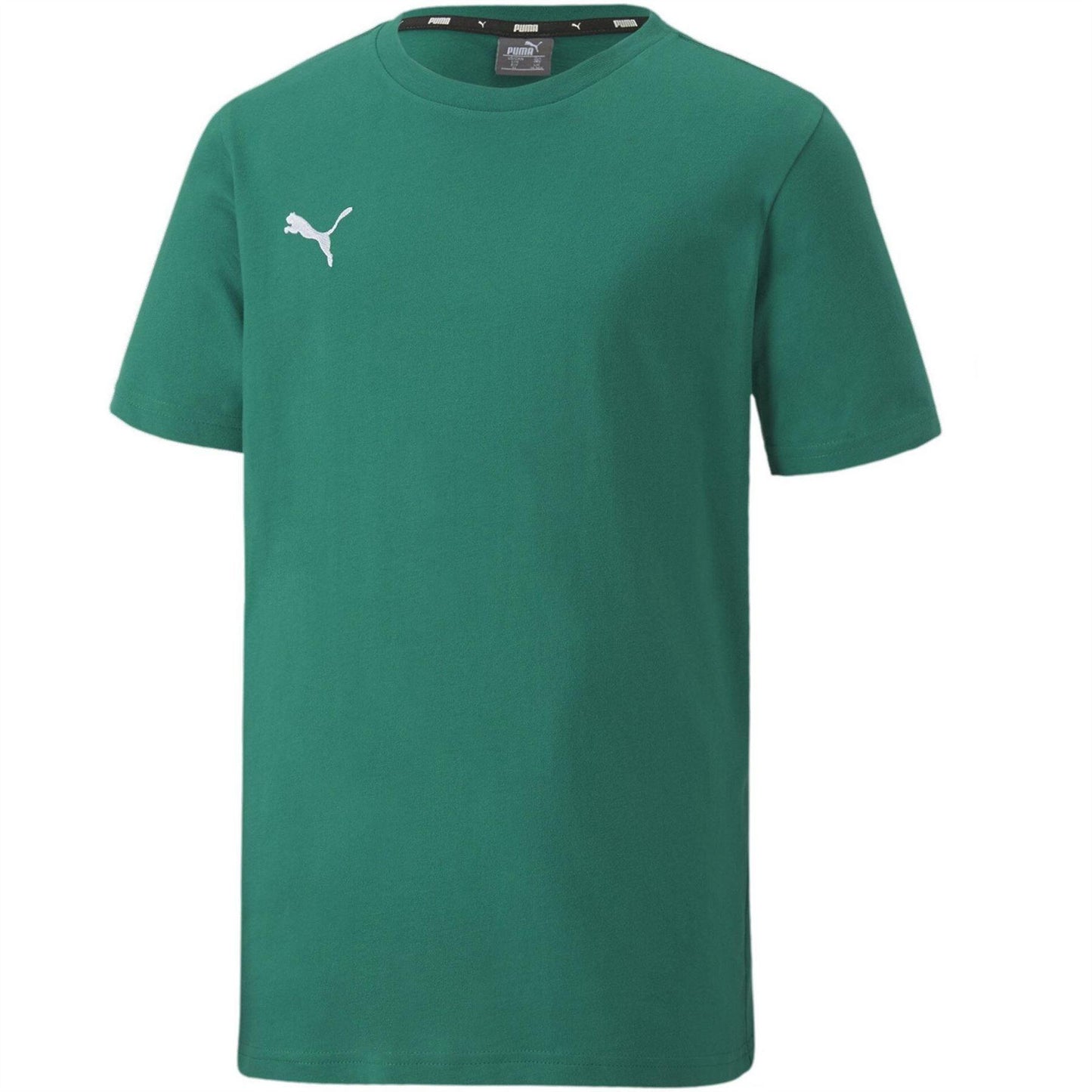 Pepper Green - Front - Puma Childrens-Kids TeamGoal 23 Casuals T-Shirt