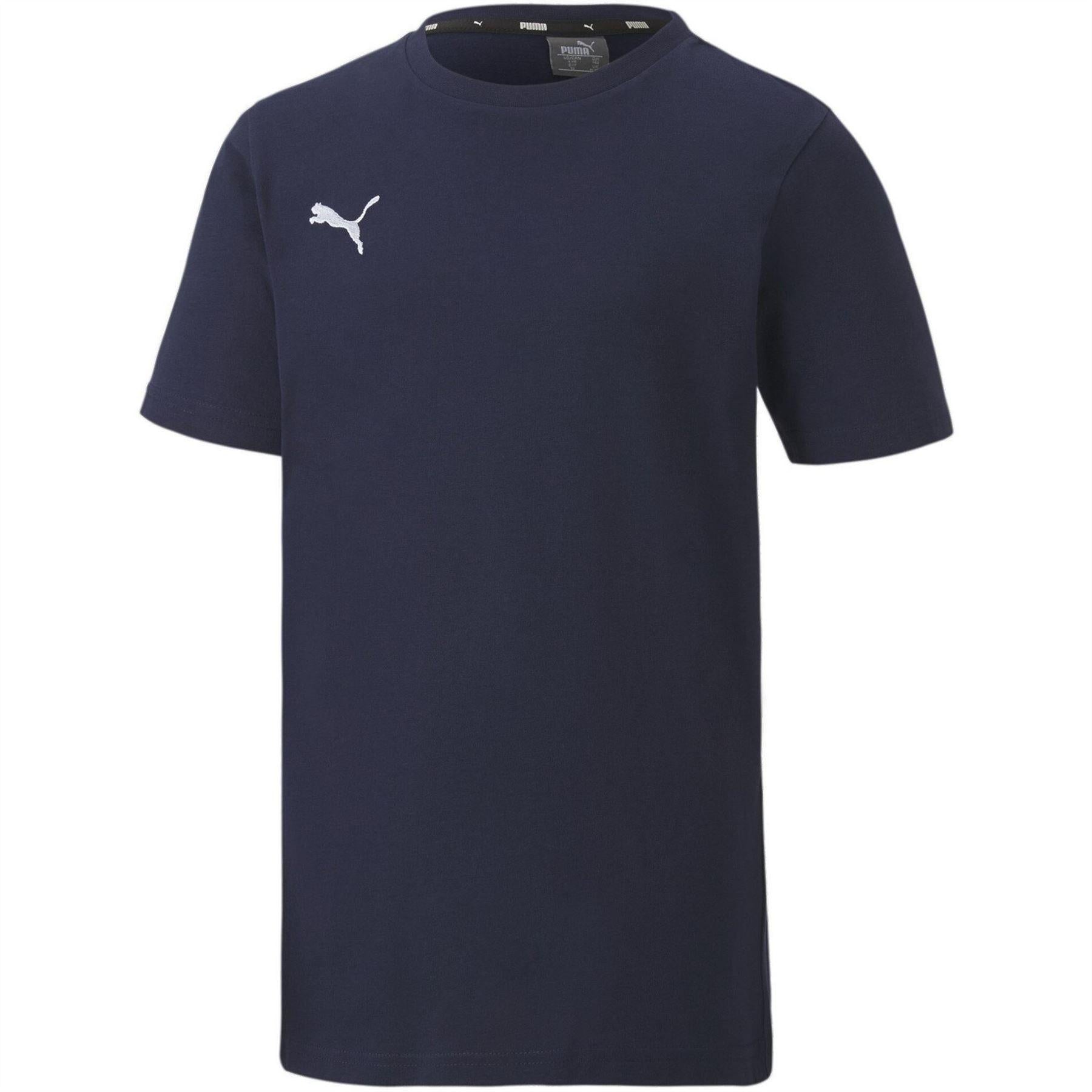 Peacoat - Front - Puma Childrens-Kids TeamGoal 23 Casuals T-Shirt