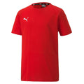 Red - Front - Puma Childrens-Kids TeamGoal 23 Casuals T-Shirt