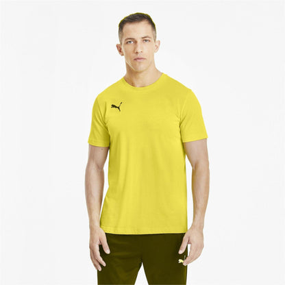 Cyber Yellow - Side - Puma Mens TeamGoal 23 Casuals T-Shirt