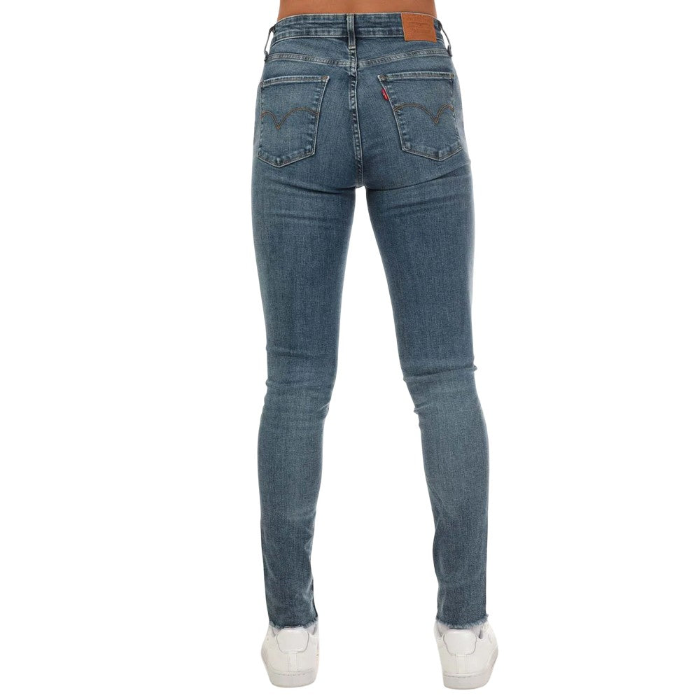 Denim - Back - Levis Womens-Ladies High Rise Jeans