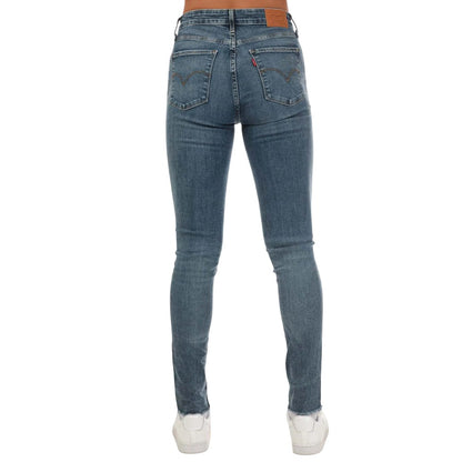 Denim - Back - Levis Womens-Ladies High Rise Jeans