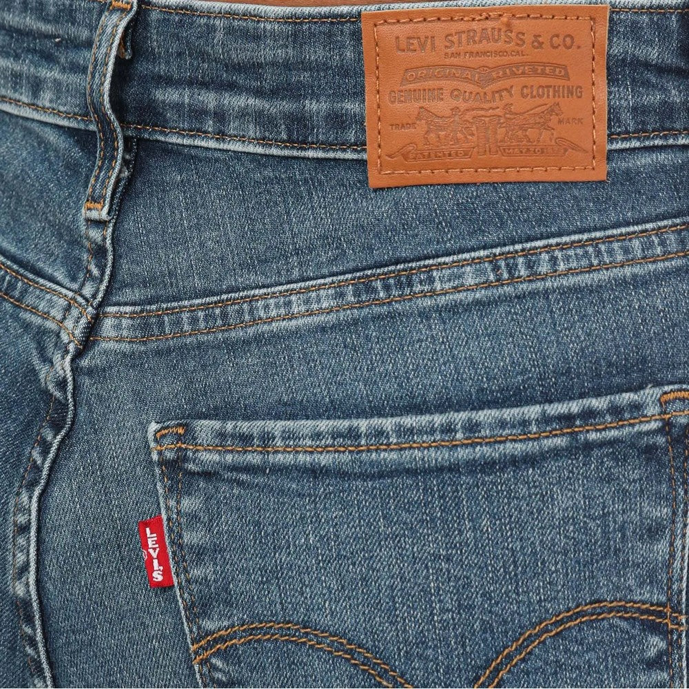 Denim - Side - Levis Womens-Ladies High Rise Jeans