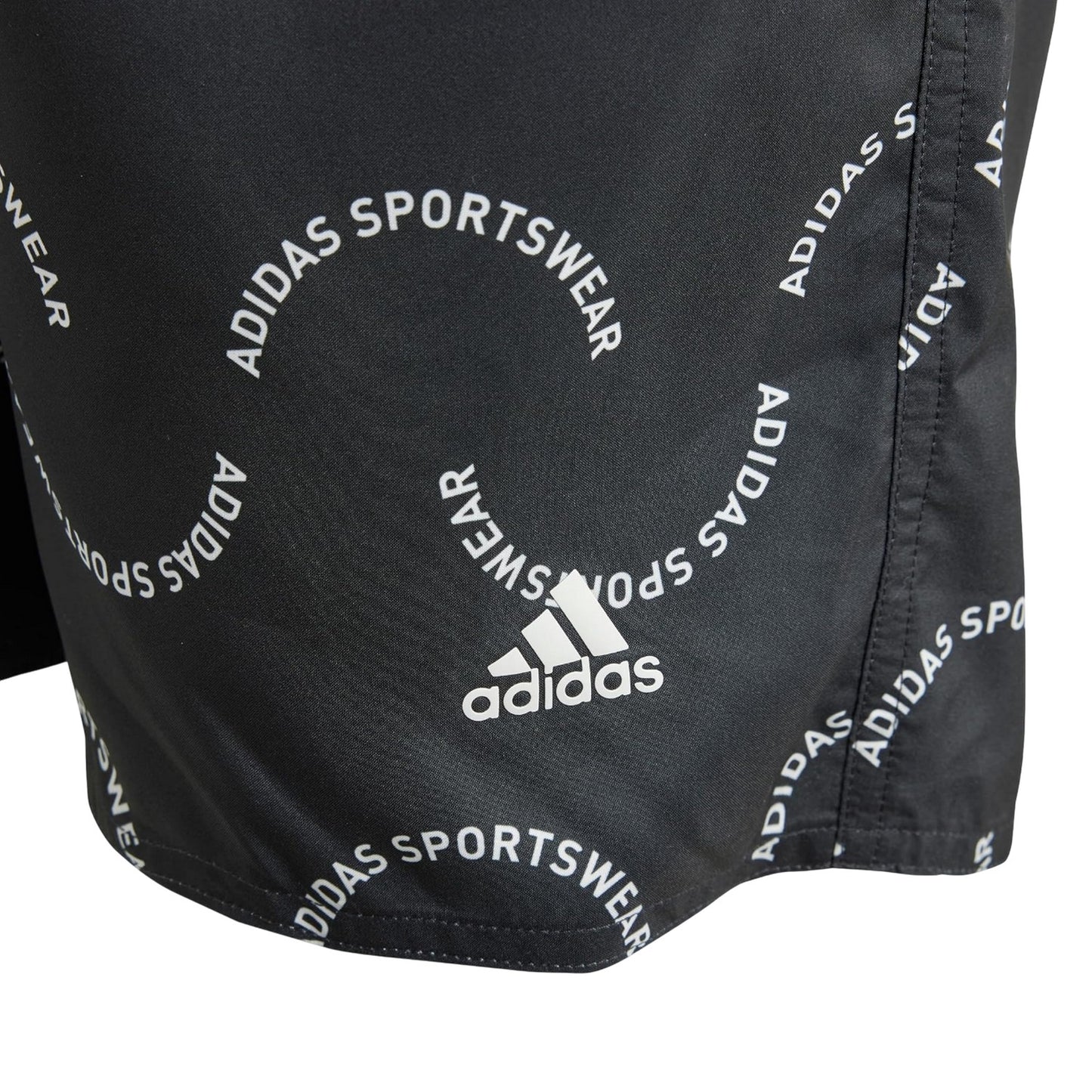 Black - Lifestyle - Adidas Childrens-Kids Sportswear Wave Pattern Swim Shorts