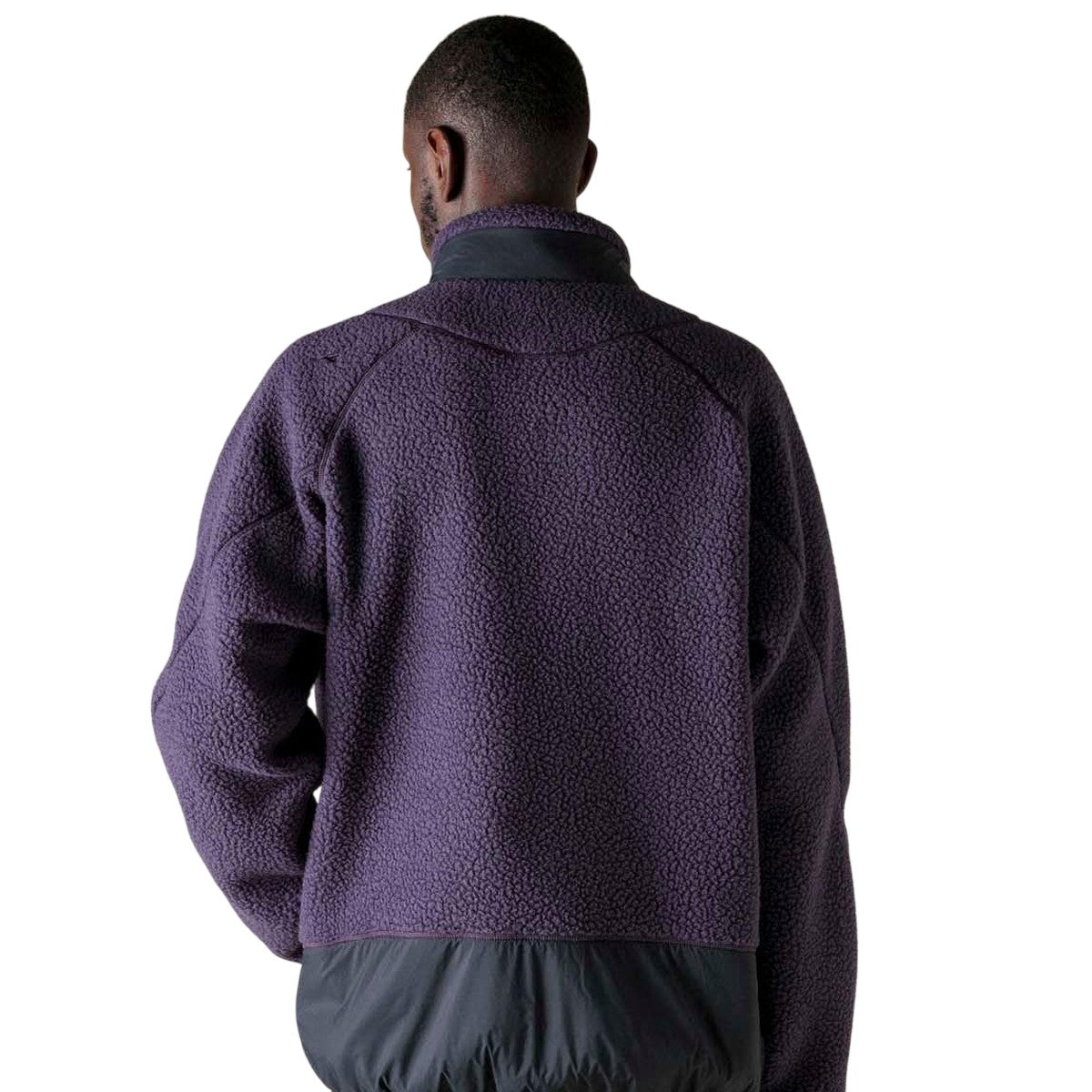 Purple - Back - Mizuno Mens Reversible Polartech Reversible Jacket