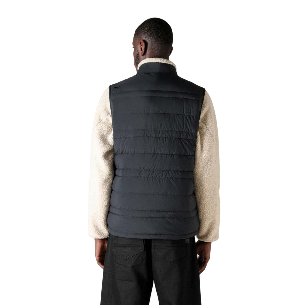 Black - Back - Mizuno Mens Lightweight Gilet