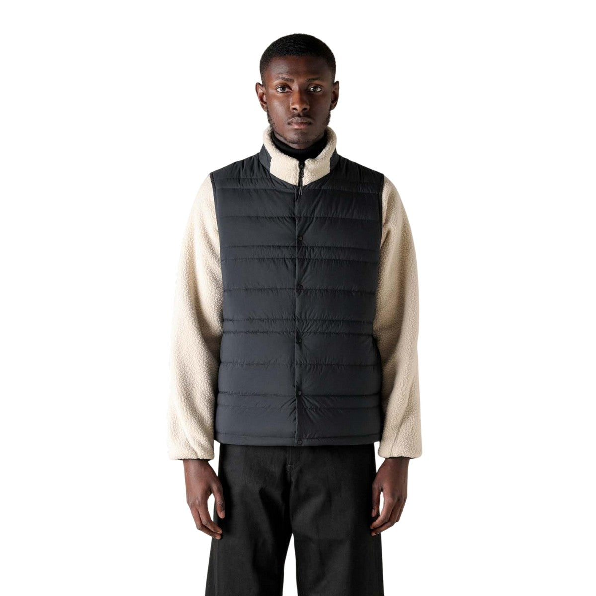 Black - Front - Mizuno Mens Lightweight Gilet