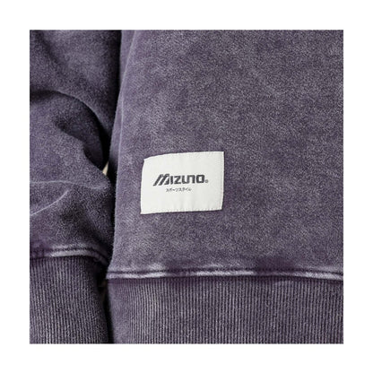 Purple - Side - Mizuno Mens Sportstyle Crew Neck Sweatshirt