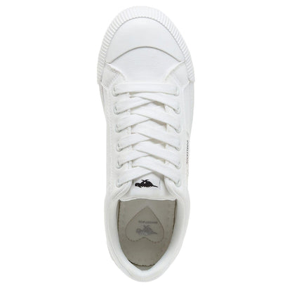 White - Pack Shot - Rocket Dog Womens-Ladies Cheery Canvas Low Pumps