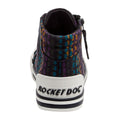 Black - Back - Rocket Dog Womens-Ladies Jazzin Hi Canvas Pumps
