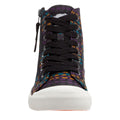 Black - Close up - Rocket Dog Womens-Ladies Jazzin Hi Canvas Pumps