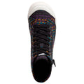 Black - Pack Shot - Rocket Dog Womens-Ladies Jazzin Hi Canvas Pumps