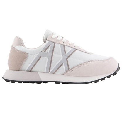 Off White - Lifestyle - Armani Exchange Womens-Ladies Trainers