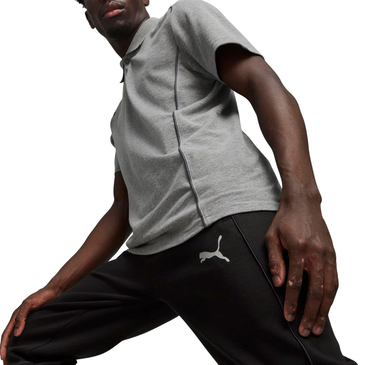 Black - Side - Puma Mens TeamFinal Jogging Bottoms