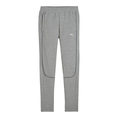 Grey - Front - Puma Childrens-Kids TeamFinal Knitted Jogging Bottoms