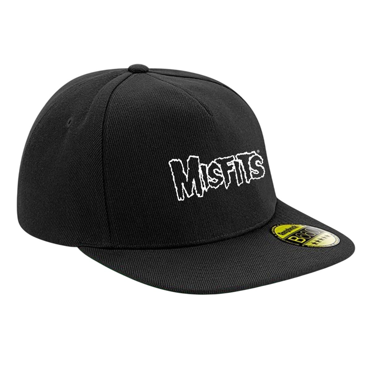 Black - Front - Misfits Logo Cap