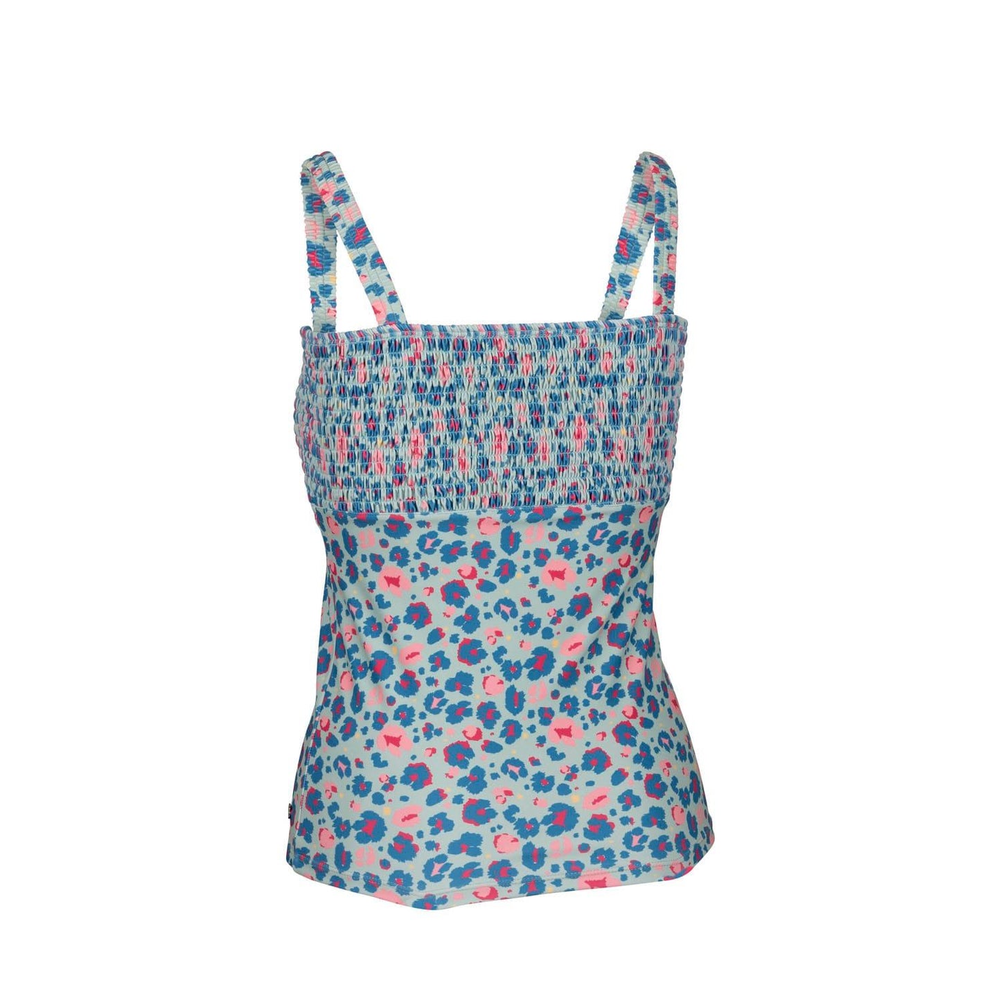 Blue-Pink - Back - Trespass Womens-Ladies Annabel Tankini Top