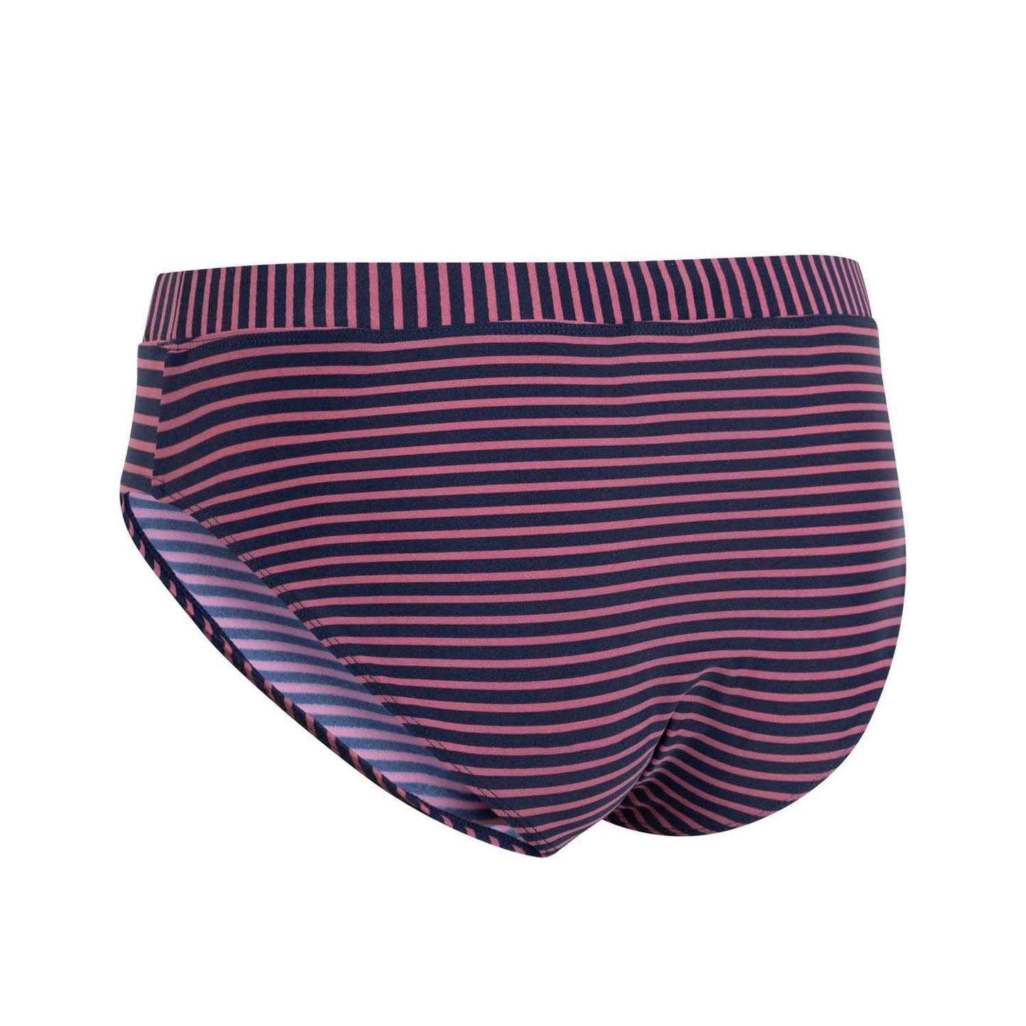 Rose-Black - Back - Trespass Womens-Ladies Tina Striped Bikini Bottoms