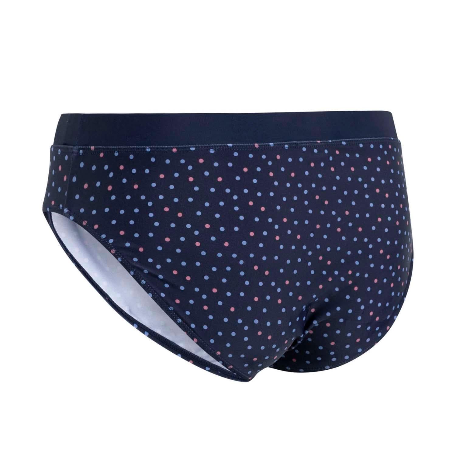 Navy - Side - Trespass Womens-Ladies Tina Bikini Bottoms