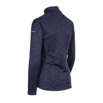 Navy - Back - Trespass Womens-Ladies Fairford Fleece Top