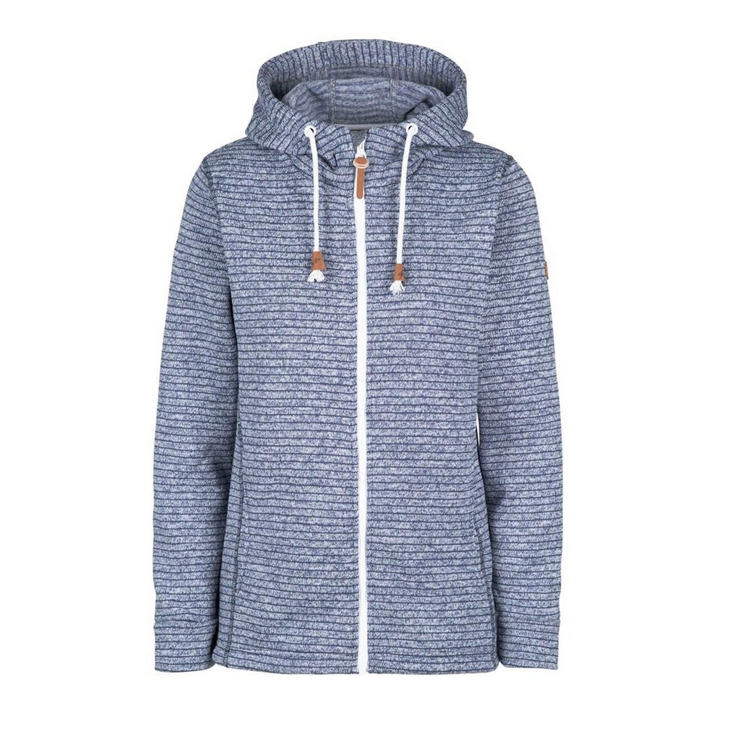 Navy - Front - Trespass Womens-Ladies Kari Fleece Jacket