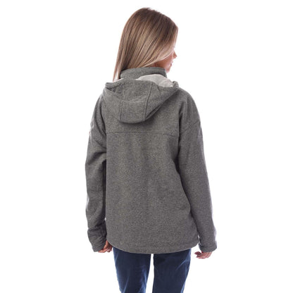 Grey - Back - Trespass Womens-Ladies Rosa Casual Jacket