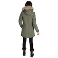 Green - Lifestyle - Trespass Womens-Ladies Bettany DLX Waterproof Down Jacket