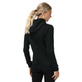 Black - Back - Puma Womens-Ladies Essentials Logo Full Zip Hoodie