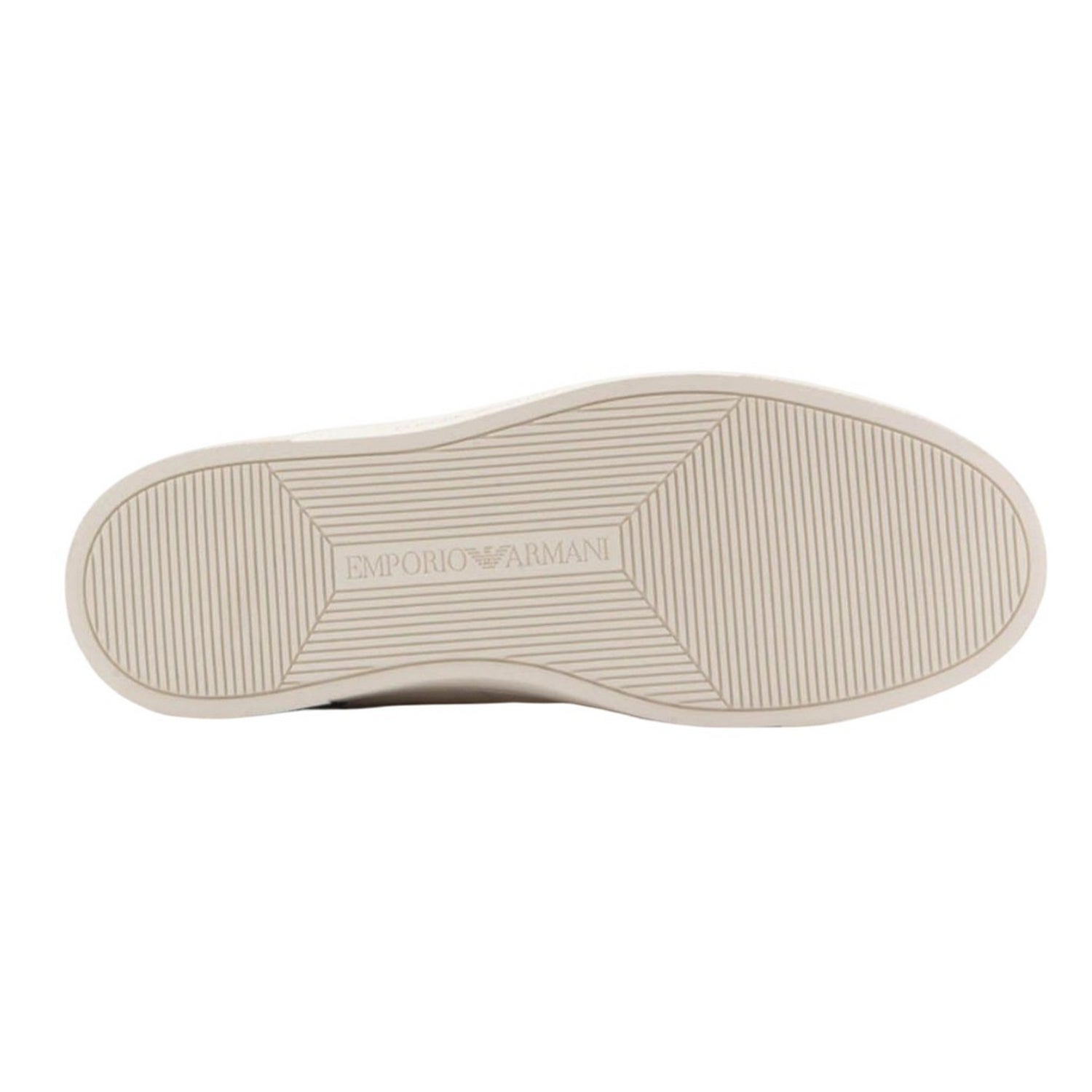 Blue-White - Pack Shot - Emporio Armani Mens Suede Trainers