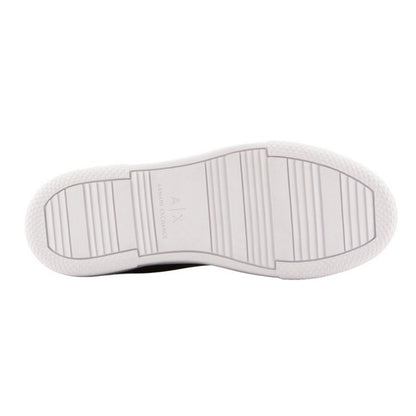 Black-White - Lifestyle - Armani Exchange Womens-Ladies Trainers