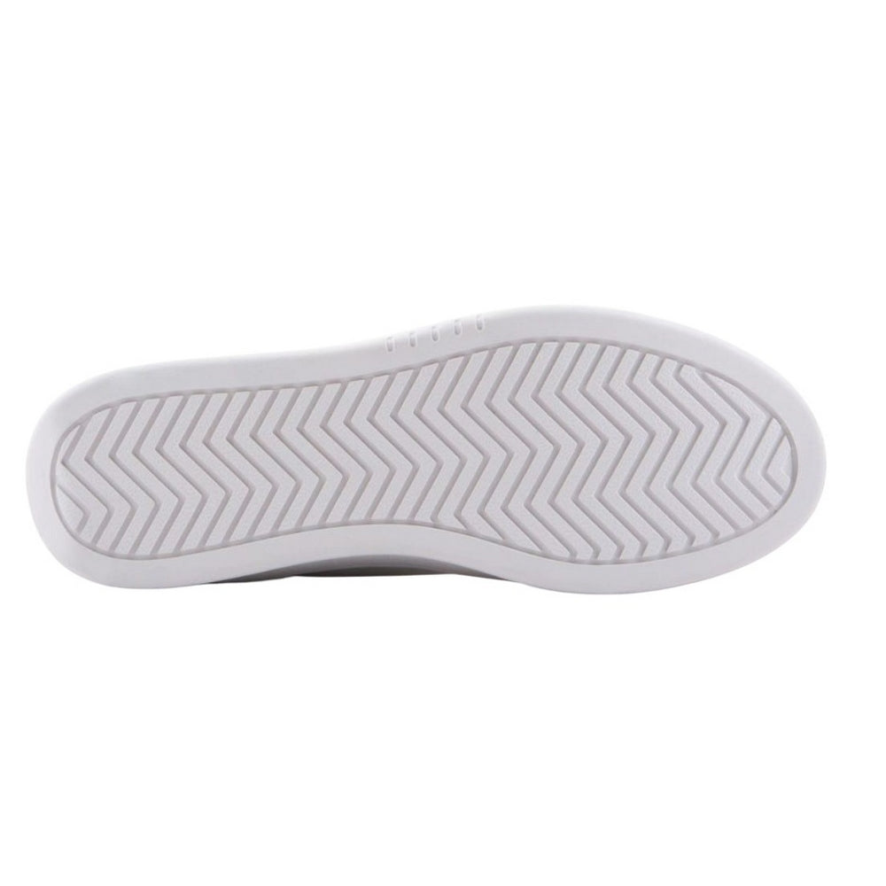 White-Pink - Pack Shot - Armani Exchange Womens-Ladies Suede Trainers