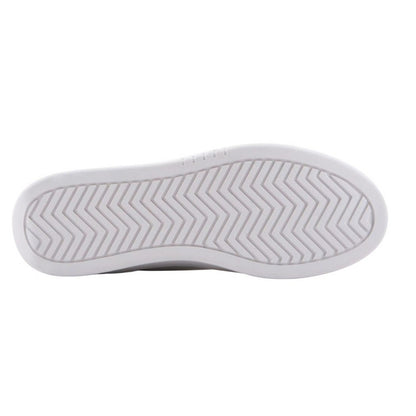 White-Pink - Pack Shot - Armani Exchange Womens-Ladies Suede Trainers