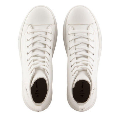 Off White - Lifestyle - Armani Exchange Womens-Ladies Platform Trainers