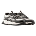 Black-White - Front - Armani Exchange Mens Trainers