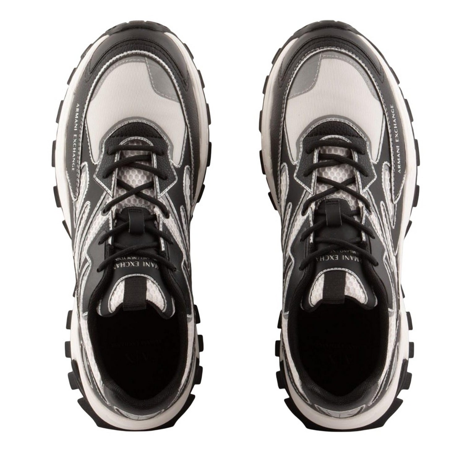 Black-White - Lifestyle - Armani Exchange Mens Trainers