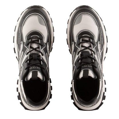 Black-White - Lifestyle - Armani Exchange Mens Trainers
