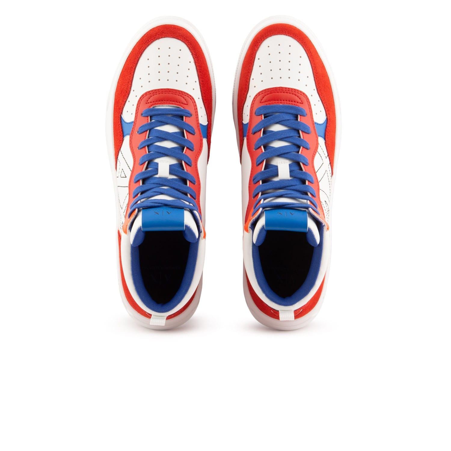 White-Red-Orange - Lifestyle - Armani Exchange Mens Trainers