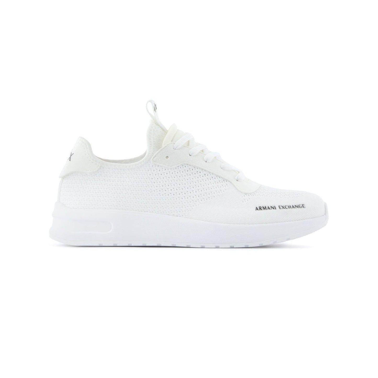 White - Front - Armani Exchange Mens Trainers