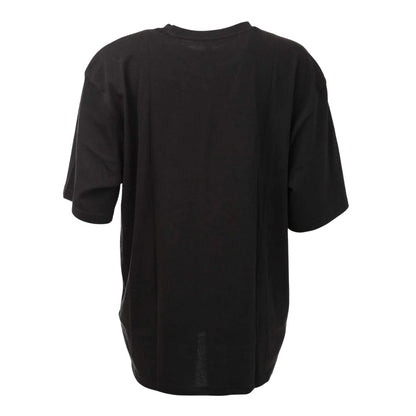 Black - Back - Adidas Womens-Ladies Big Logo Boyfriend T-Shirt