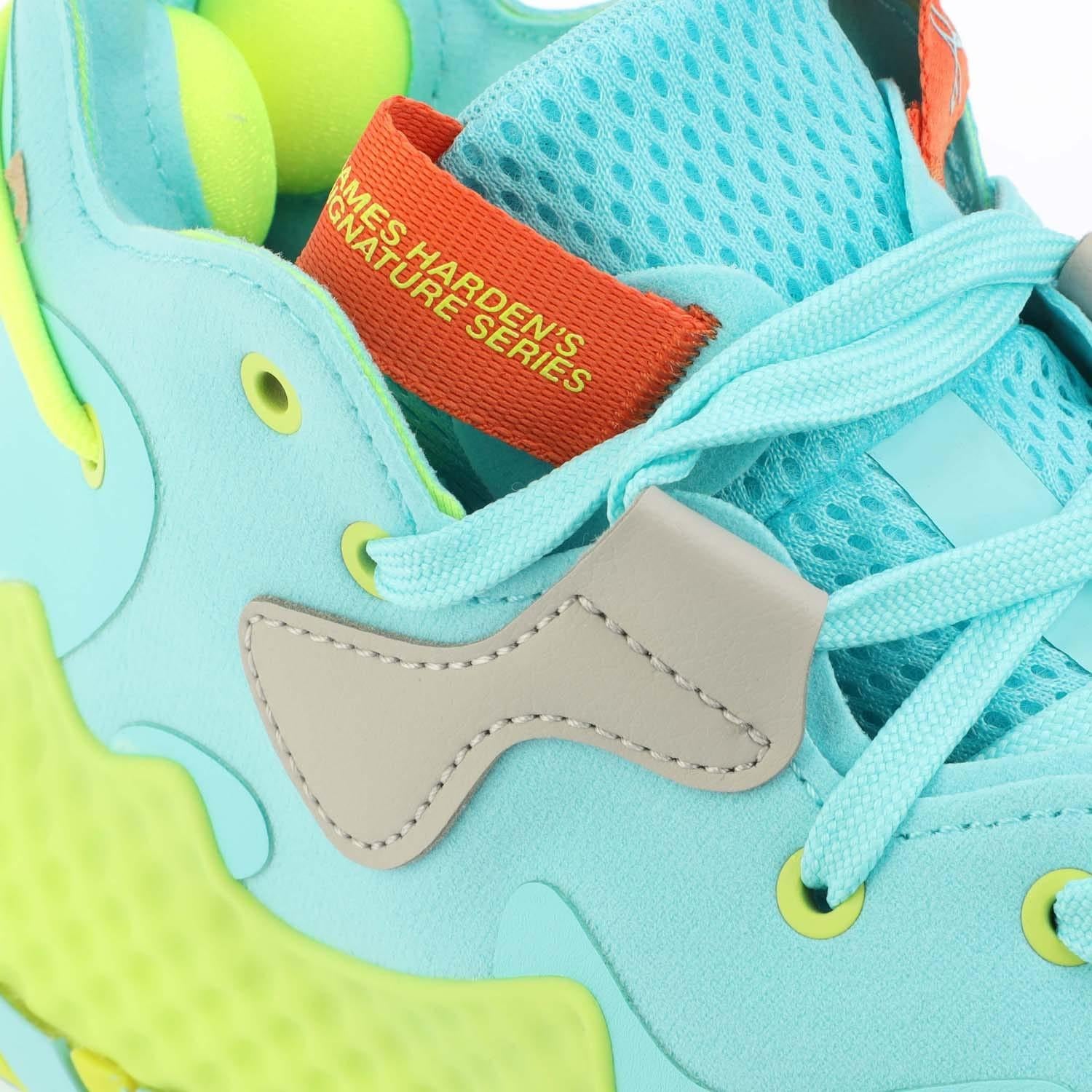 Blue-Green-Orange - Pack Shot - Adidas Mens Harden Vol. 6 Trainers