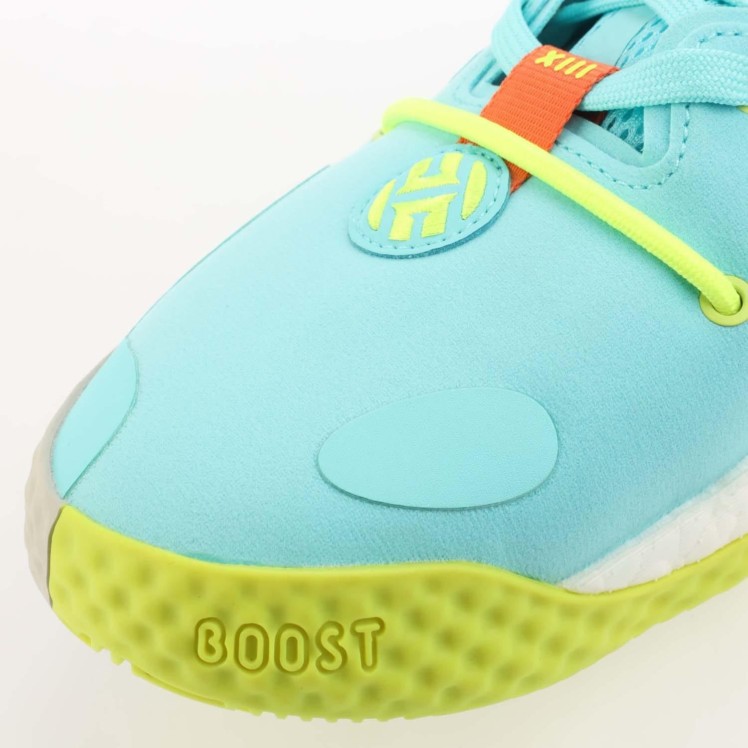 Blue-Green-Orange - Close up - Adidas Mens Harden Vol. 6 Trainers