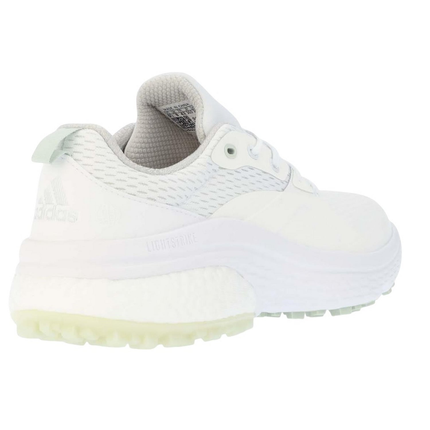 White - Back - Adidas Womens-Ladies SolarMotion Golf Shoes