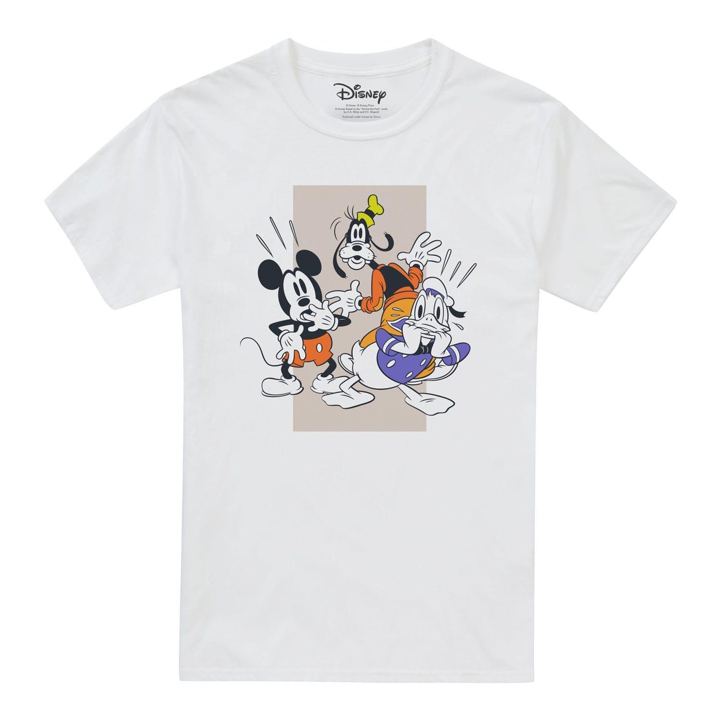 White - Front - Disney Unisex Adult Mickey Mouse T-Shirt